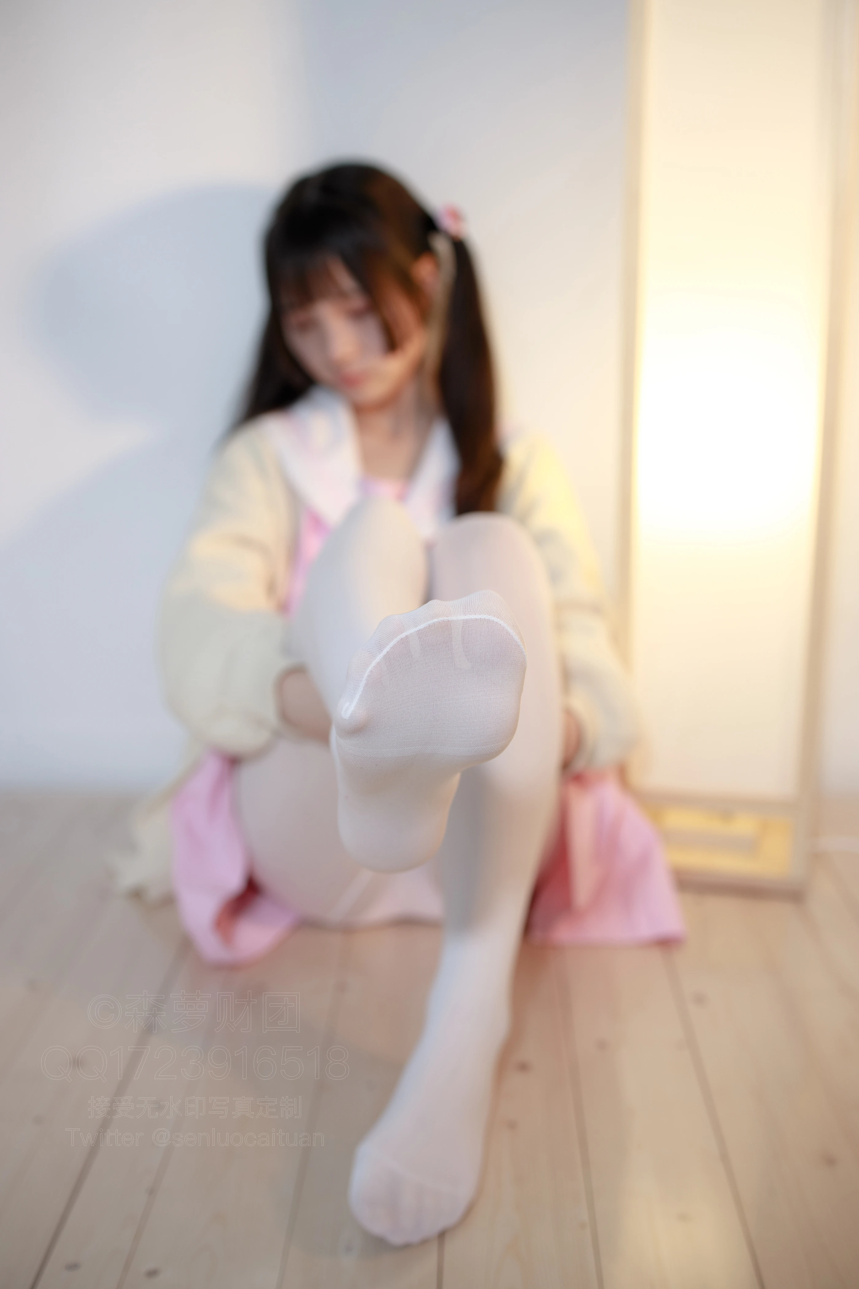 森萝财团 [X-059] 萝莉白丝80D [97P 1V]插图6
